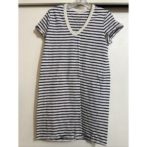 Universal Threads T Shirt Dress Blue And White Stripe Size Small